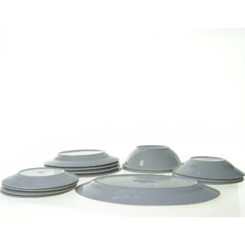 Tallerkener og fad fra Royal Porcelæn 24 K Guld (str. Blandet)