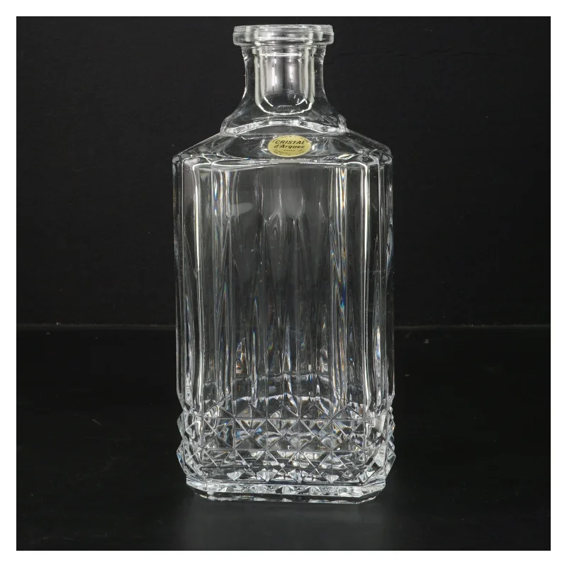 Krystalkaraffel med prop (str. 25x10x10 cm)