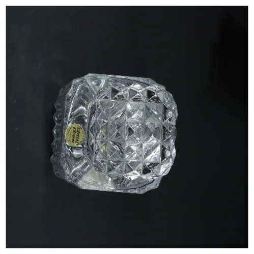 Krystalkaraffel med prop (str. 25x10x10 cm)