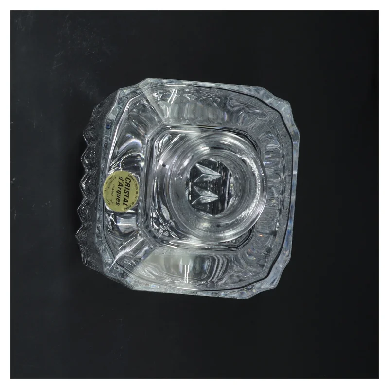 Krystalkaraffel med prop (str. 25x10x10 cm)