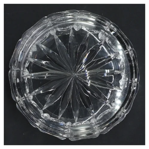 Glas krukke med låg (str. Ø 11 cm)