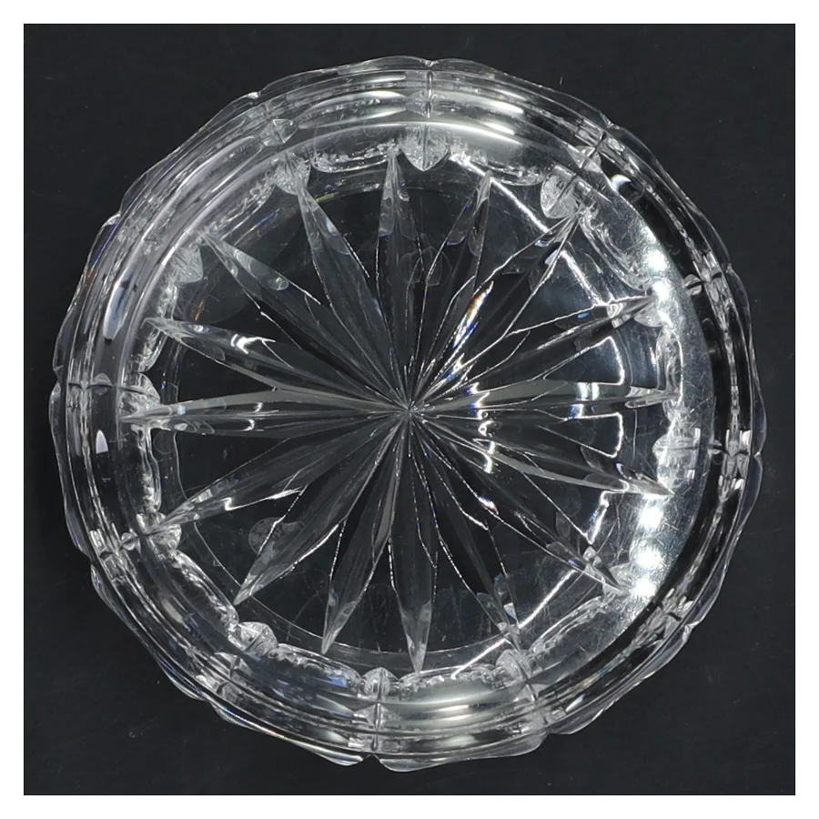 Glas krukke med låg (str. Ø 11 cm)