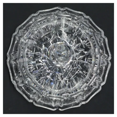 Glas krukke med låg (str. Ø 11 cm)