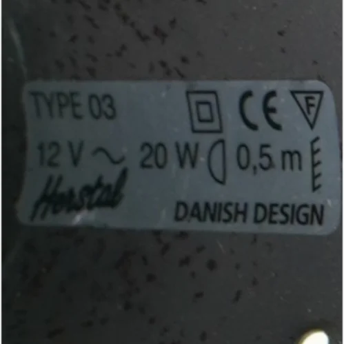 Lampe fra Herstal (str. 37 x 15 cm)