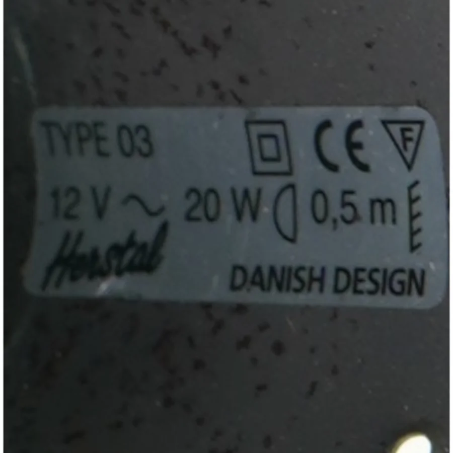 Lampe fra Herstal (str. 37 x 15 cm)