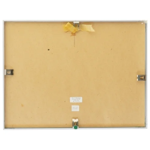 Indrammet akvarel landskab (str. 41x31 cm)