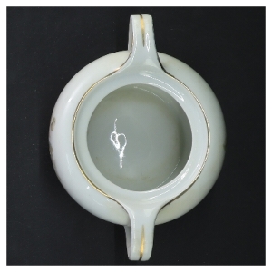 Porcelæn sukkerskål og mælkekande fra Bavaria (str. ø 10 cm og ø 12 cm)