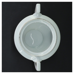 Porcelæn sukkerskål og mælkekande fra Bavaria (str. ø 10 cm og ø 12 cm)