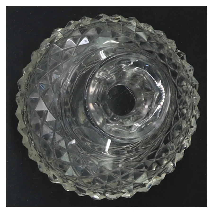 Glaskaraffel med prop (str. 12 cm)