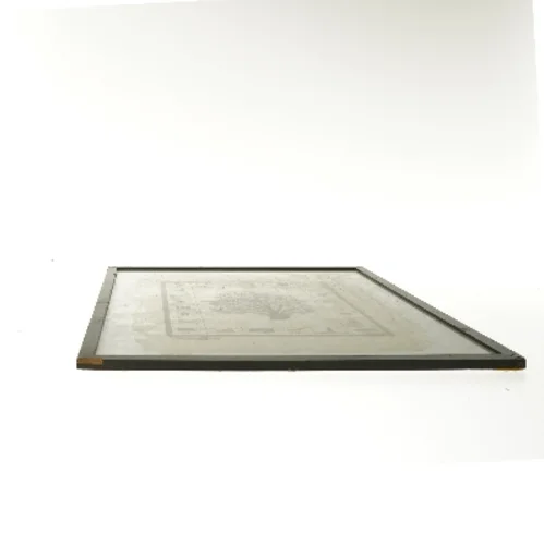 Hieroglyfisk alfabet plakat med ramme (str. 44x34 cm)