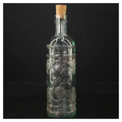 Dekorativ flaske med korkprop (str. 22,5 cm)