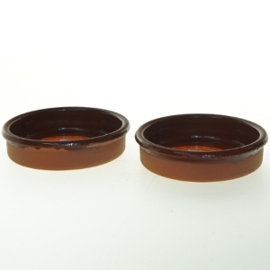 Runde terracotta fade fra Central Terrissaires de Breda (str. Ø 15 cm)