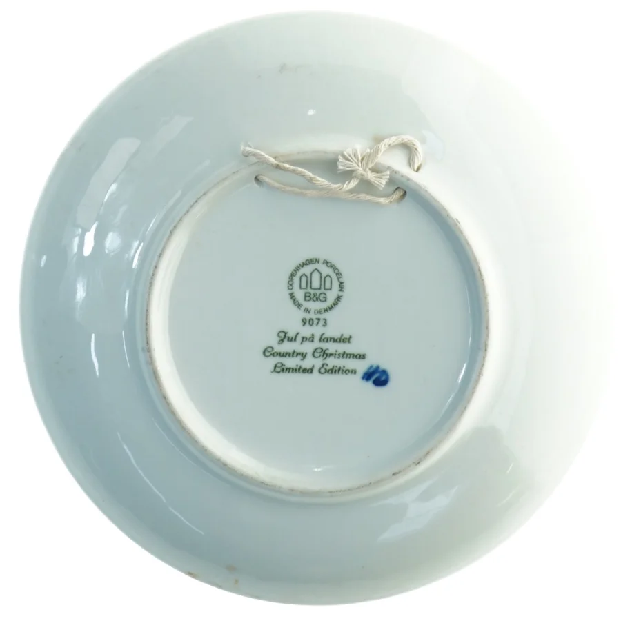 Bing & Grøndahl Juleaften 1973 juleplatte fra Bing & Grøndahl (str. 18 cm)