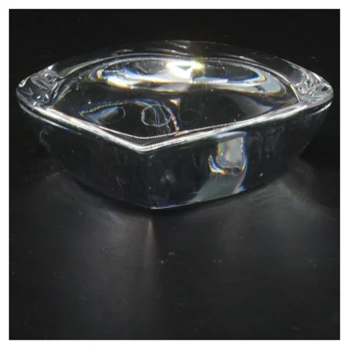 Hjerteformet glasskål (str. Ø 10 cm)