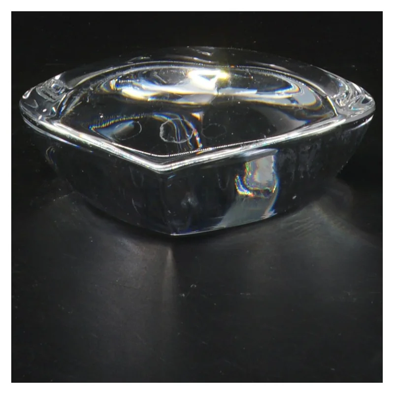 Hjerteformet glasskål (str. Ø 10 cm)