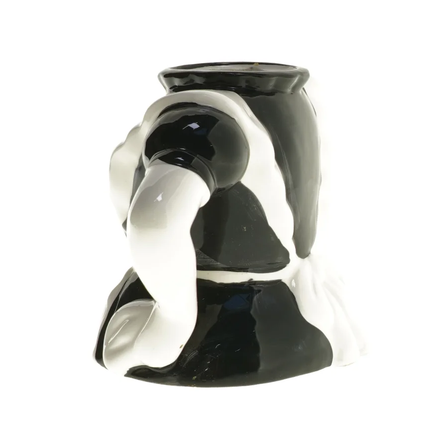 Keramisk vase i form af tjenestepige (str. 13x12x24 cm)