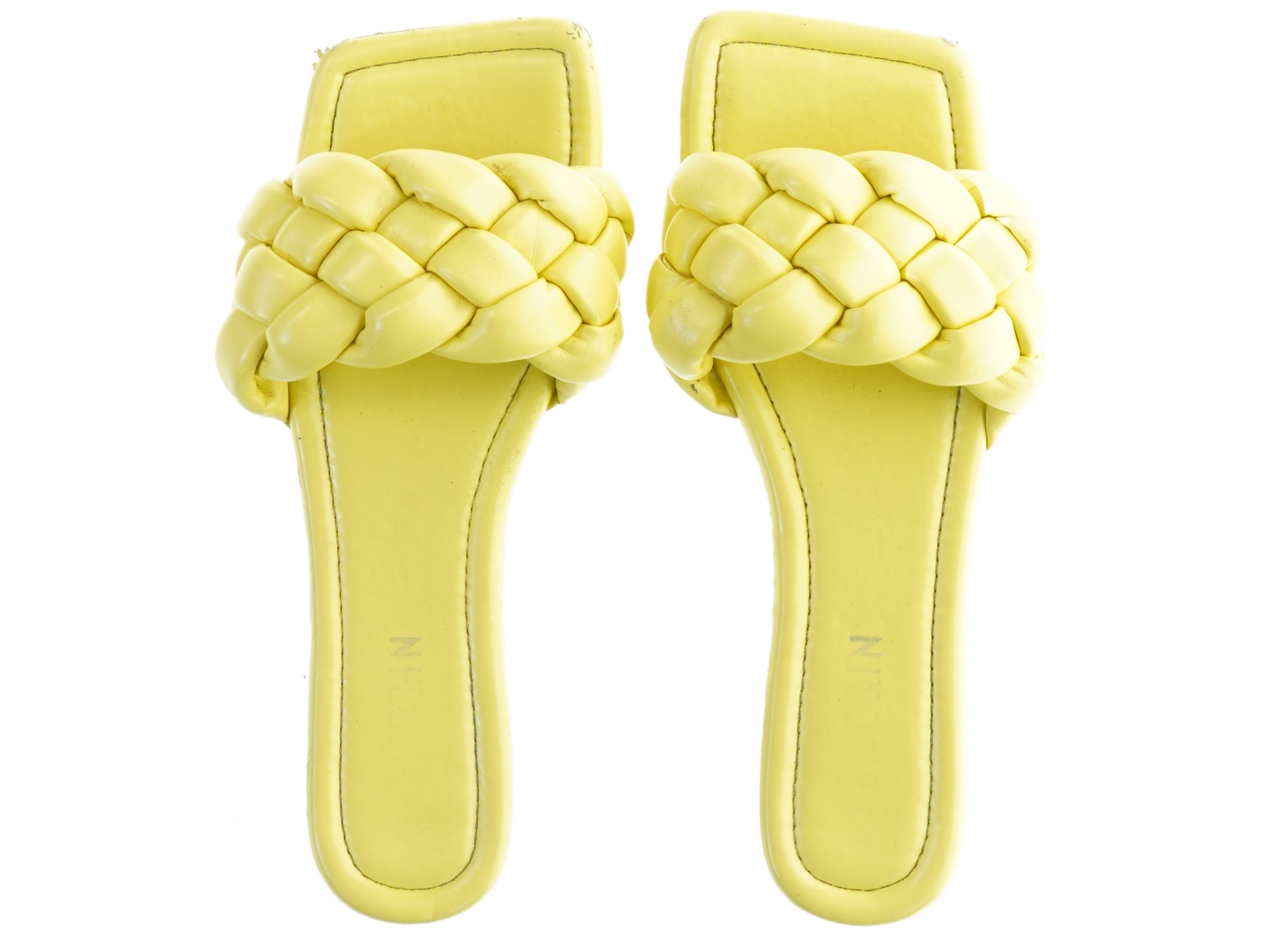 Gule flettede sandaler (str. 39 )