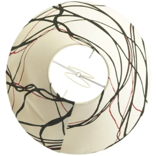 Lampeskærm med mønster (str. Ø 28 cm)