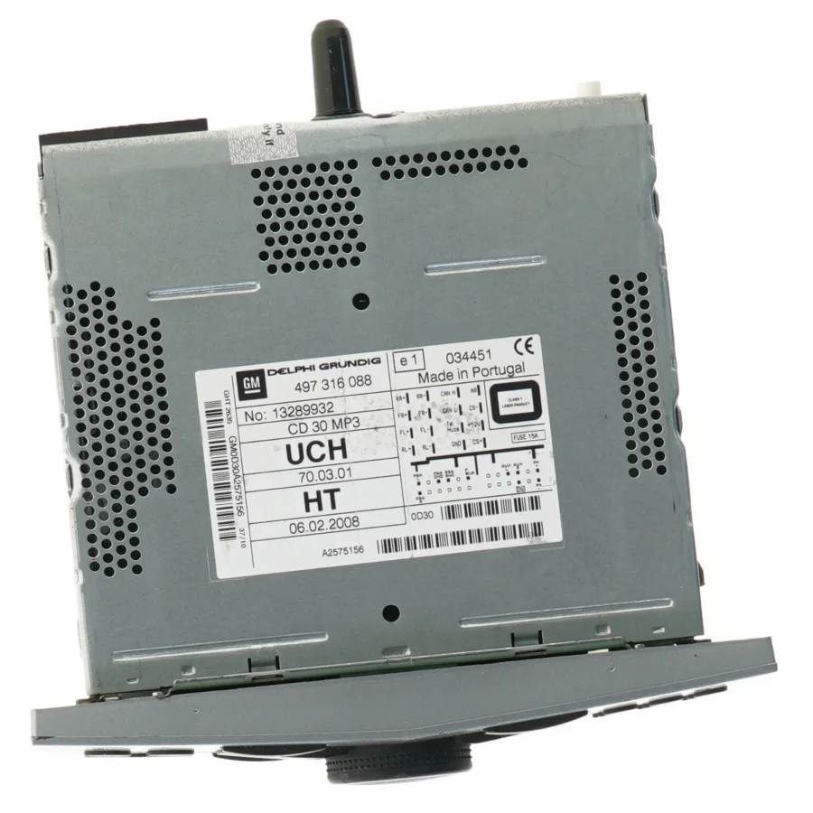 Bilradio CD/MP3 afspiller fra Delphi Grundig (str. 22x21 cm)