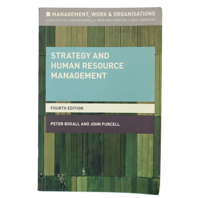Strategy and human resource management af Peter Boxall (Bog)
