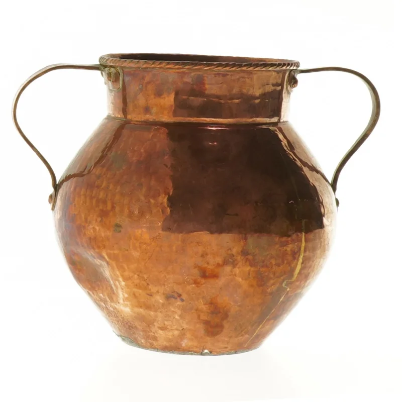 Kobbergryde med håndtag (str. Ø 13 cm)