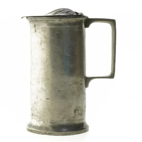 Antik kande med låg (str. 18 cm)