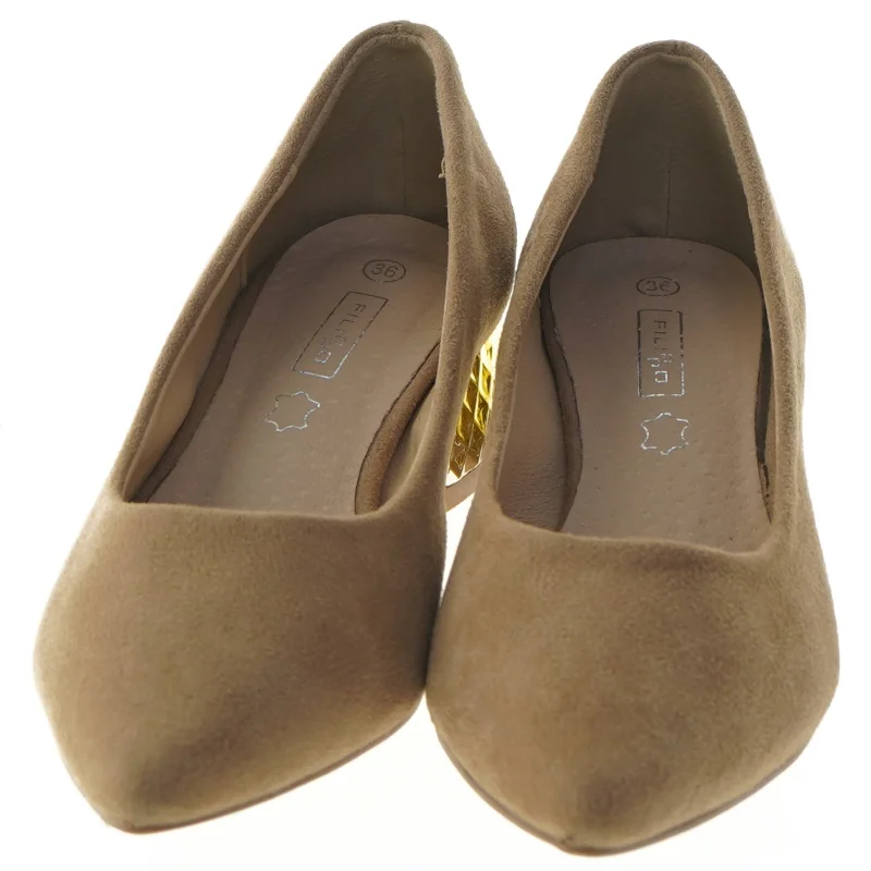 beige pumps fra Filippo – model DP2101/21 BE (str. 36 )