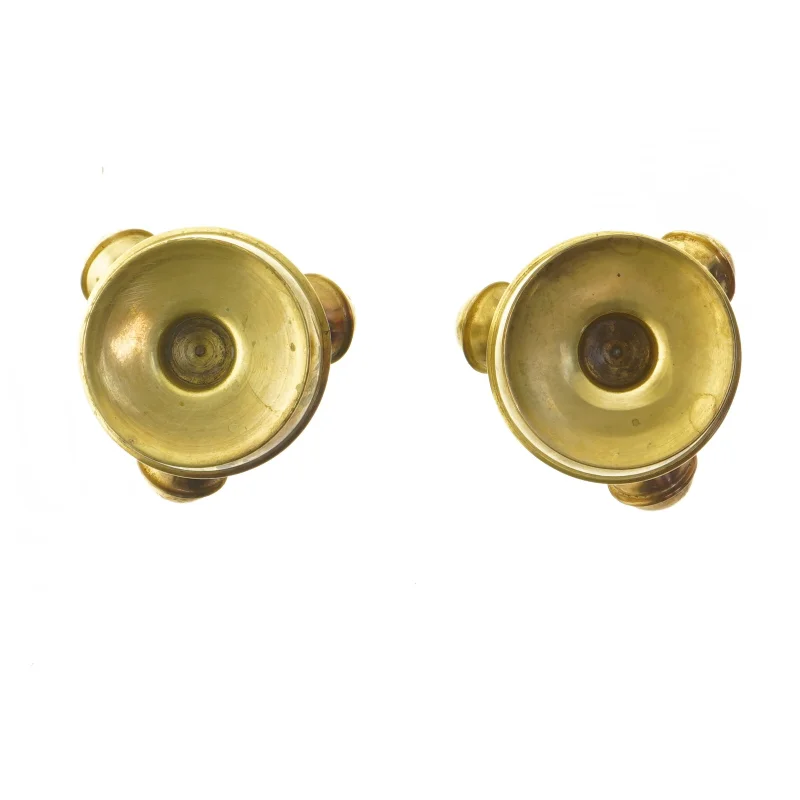 Messing lysestager (str. 8 cm)