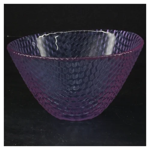 Glasfarvet skål (str. Ø 13x6,5 cm)