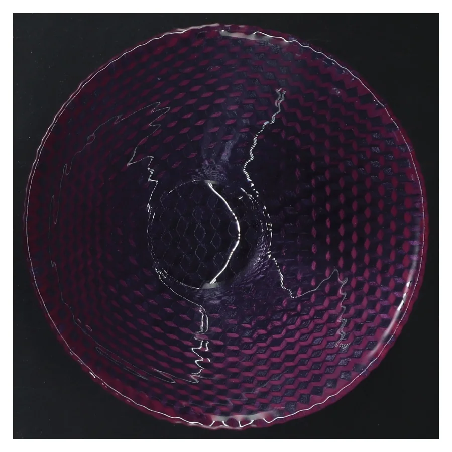 Glasfarvet skål (str. Ø 13x6,5 cm)