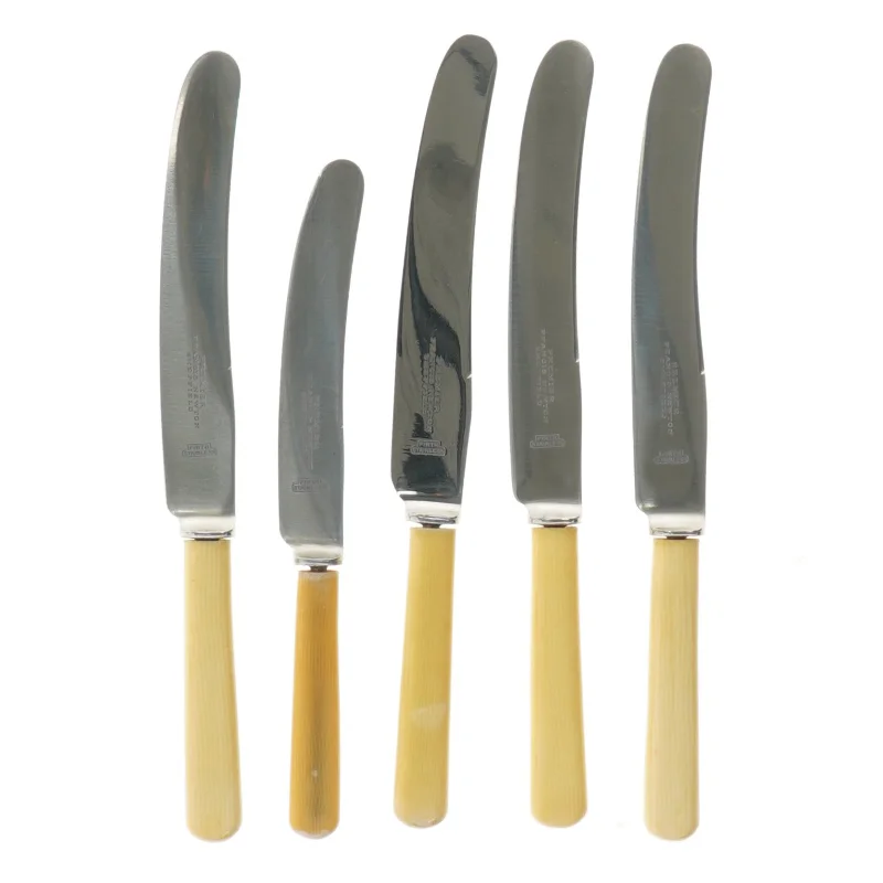 Smørknive fra Francis Newton (str. 25 cm og 21 cm)