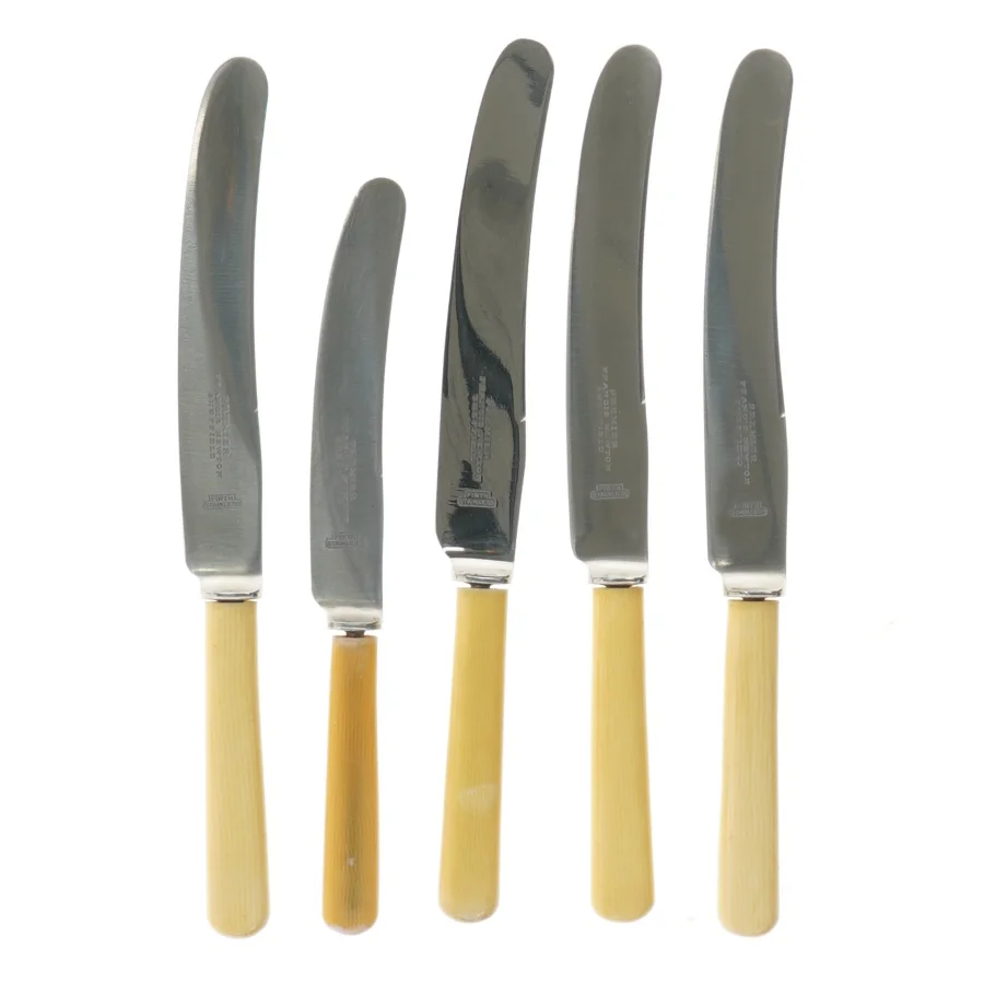 Smørknive fra Francis Newton (str. 25 cm og 21 cm)