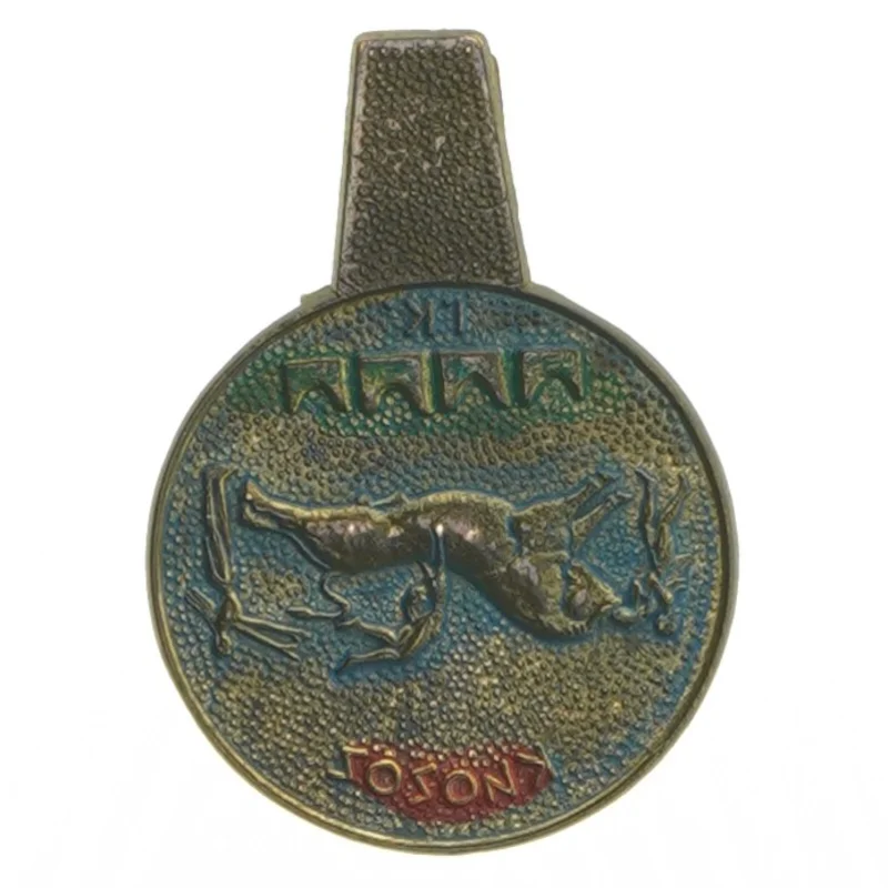 Metalklip med dekoration (str. 8,5 cm)