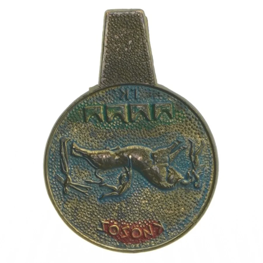 Metalklip med dekoration (str. 8,5 cm)