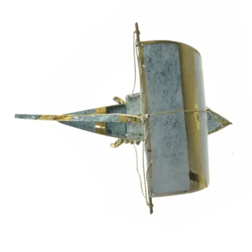 Dekorativt sejlskib (str. 23,5x24,5 cm)