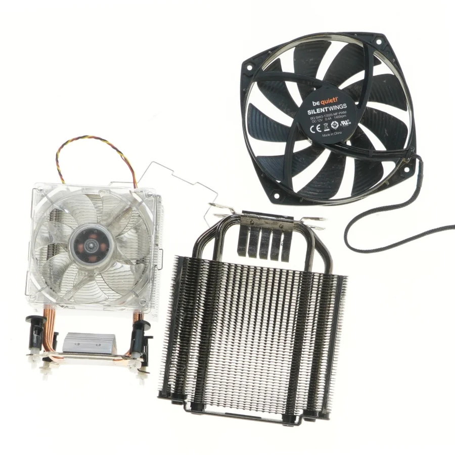 CPU køler med blæser fra Be Quiet (str. 16x13,5 cm)