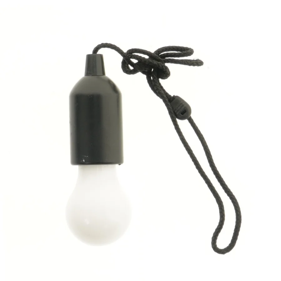 Led pære med snor (str. 16 cm)