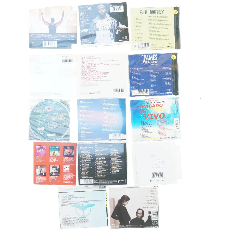 Blandede cd´er (str. 14 x 12 cm)