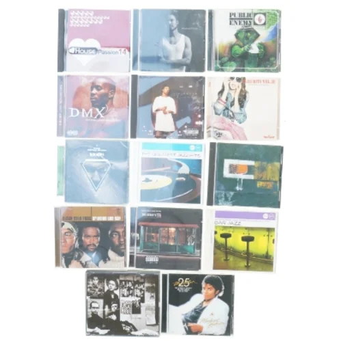 Blandede cd´er (str. 14 x 12 cm)