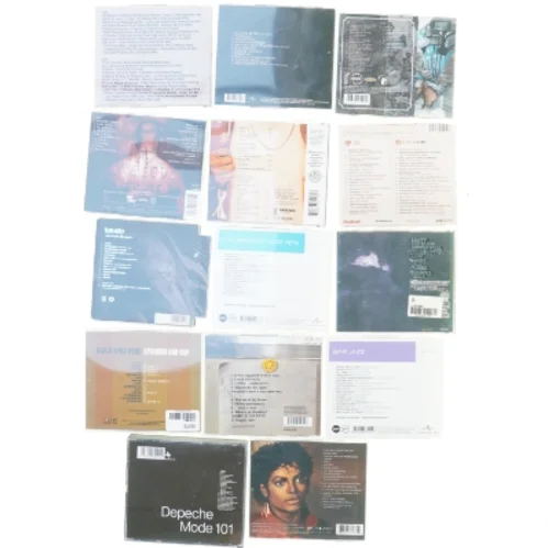 Blandede cd´er (str. 14 x 12 cm)