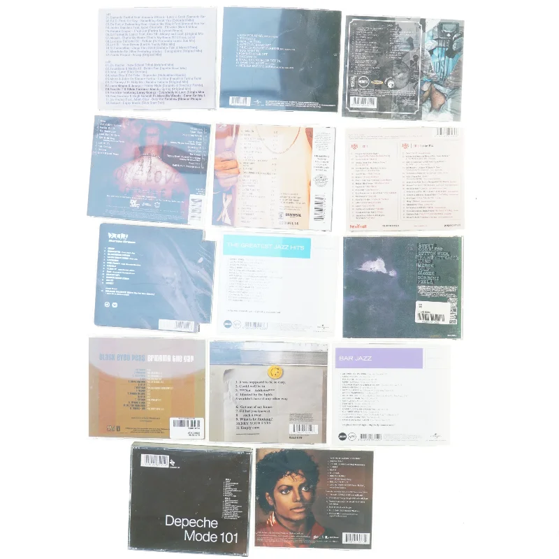 Blandede cd´er (str. 14 x 12 cm)