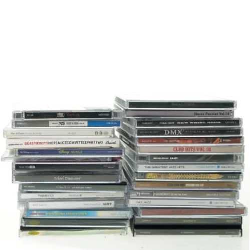 Blandede cd´er (str. 14 x 12 cm)
