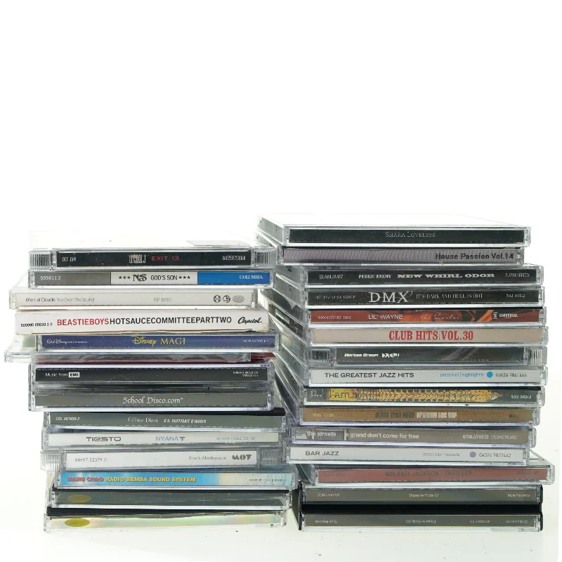 Blandede cd´er (str. 14 x 12 cm)