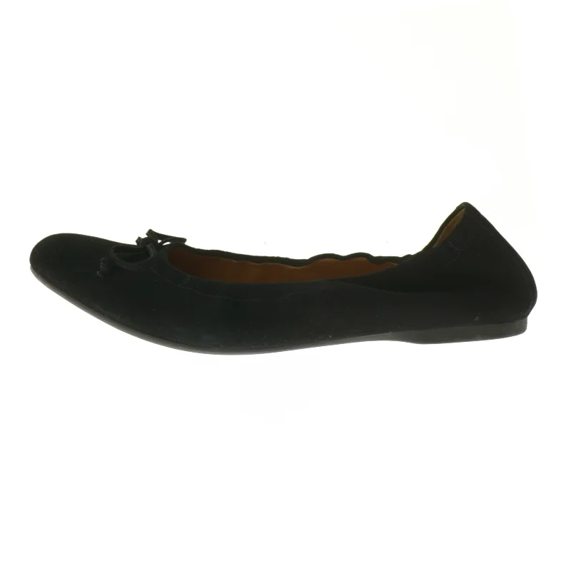 Sort ballerina sko fra Gabor (str. længde 28,5 cm)