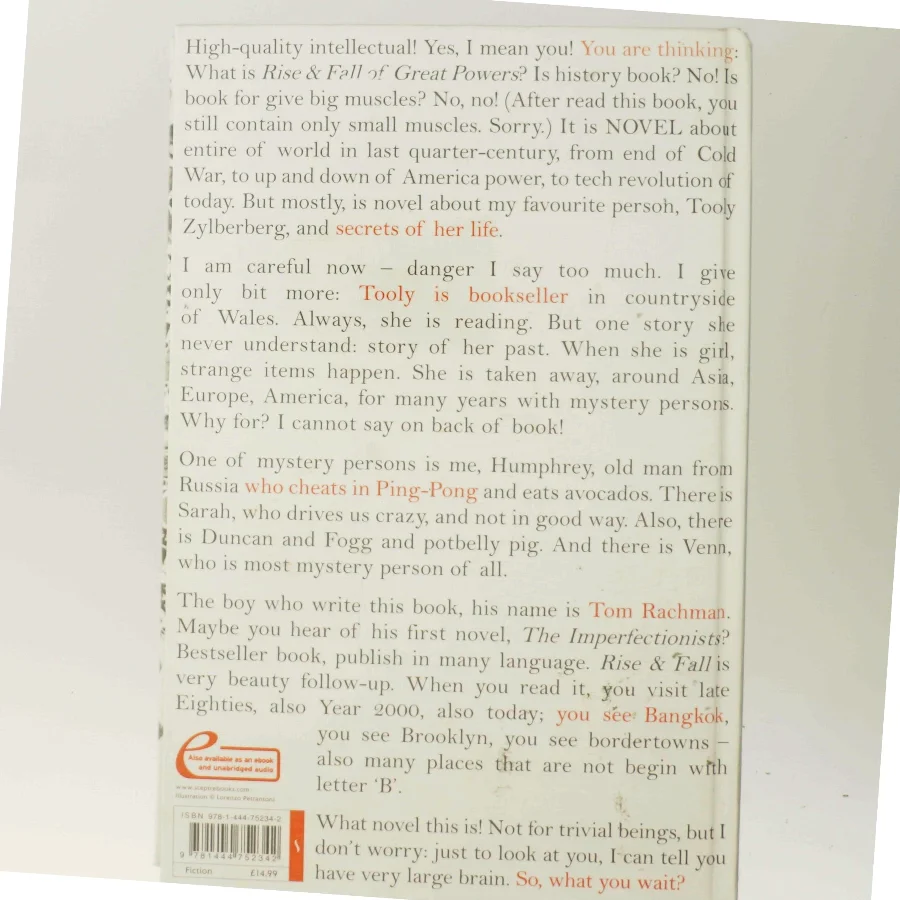 The Rise and Fall of Great Powers af Tom Rachman (Bog)