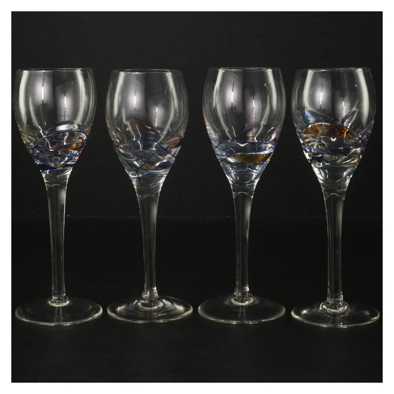 Glas til vin eller champagne (str. 4 styk, 17,5 cm)