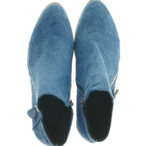 Blå ankelstøvler str. 43 (str. 43 )