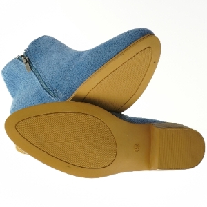 Blå ankelstøvler str. 43 (str. 43 )