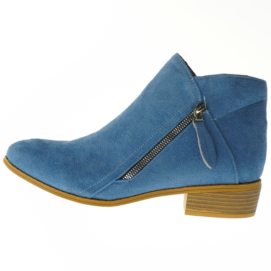 Blå ankelstøvler str. 43 (str. 43 )