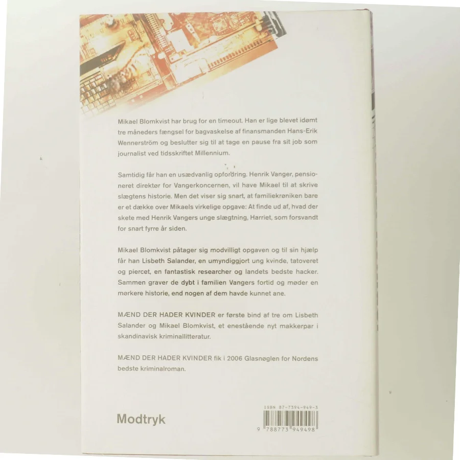 Maend Der Hader Kvinder af Stieg Larsson (Bog)